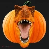 T-REX Pumpkin Face Doggie Tank thumb 4