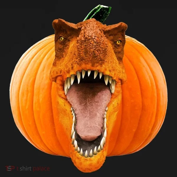 T-REX Pumpkin Face Doggie Tank