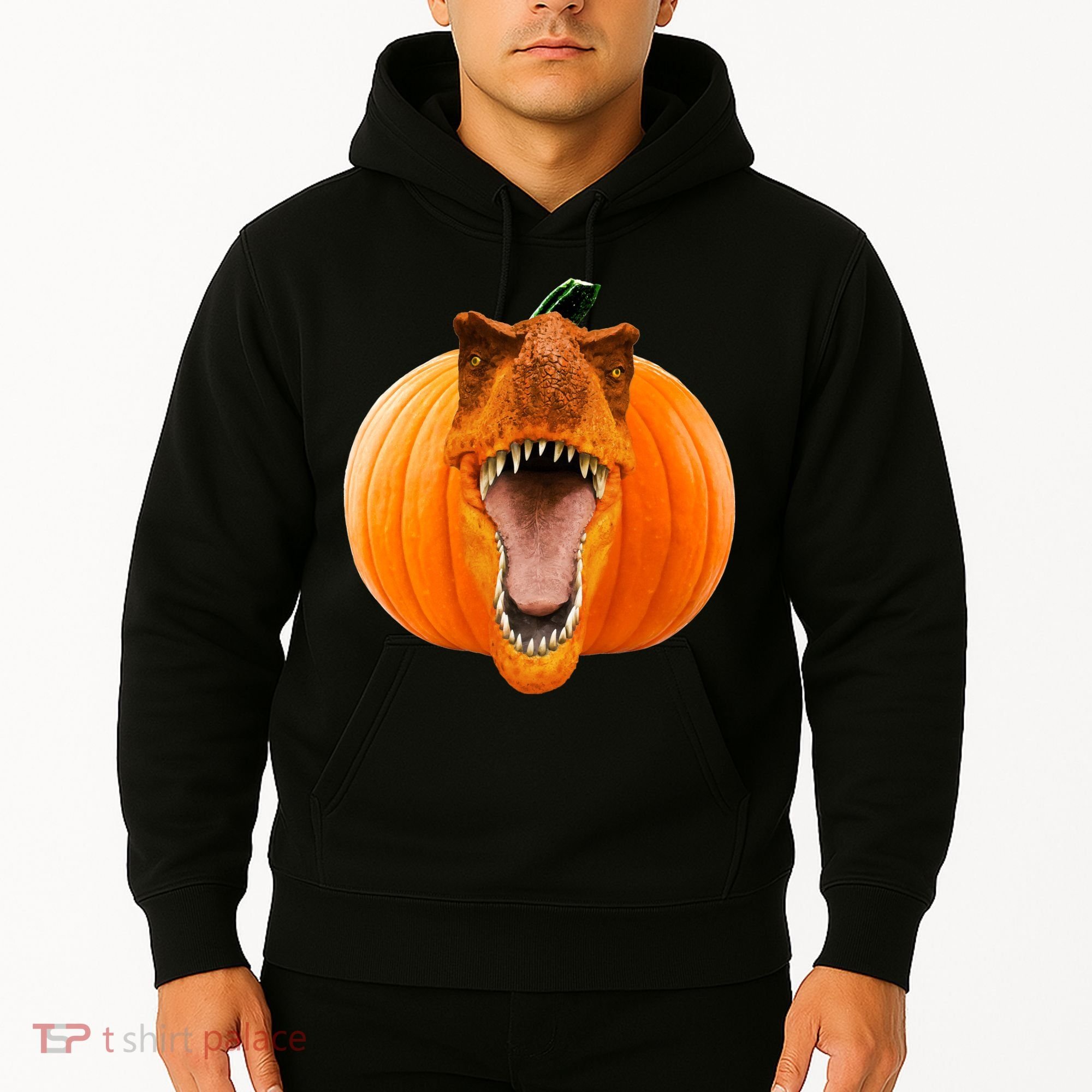 T-REX Pumpkin Face Hoodie