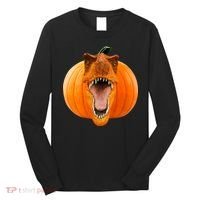 T-REX Pumpkin Face Long Sleeve Shirt thumb 0