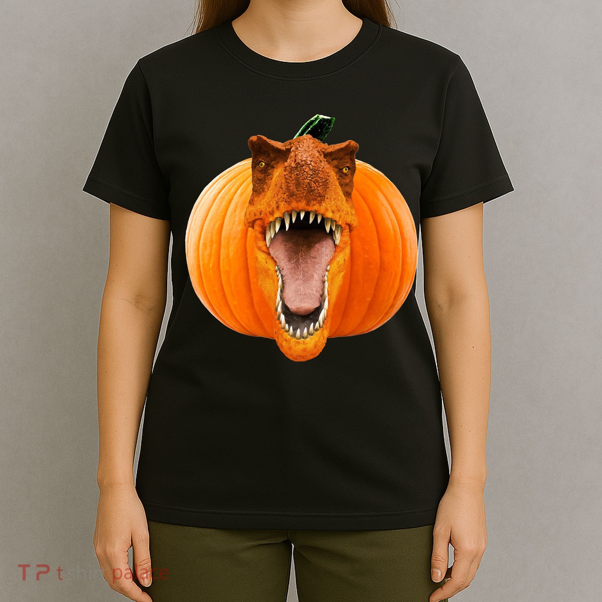T-REX Pumpkin Face T-Shirt