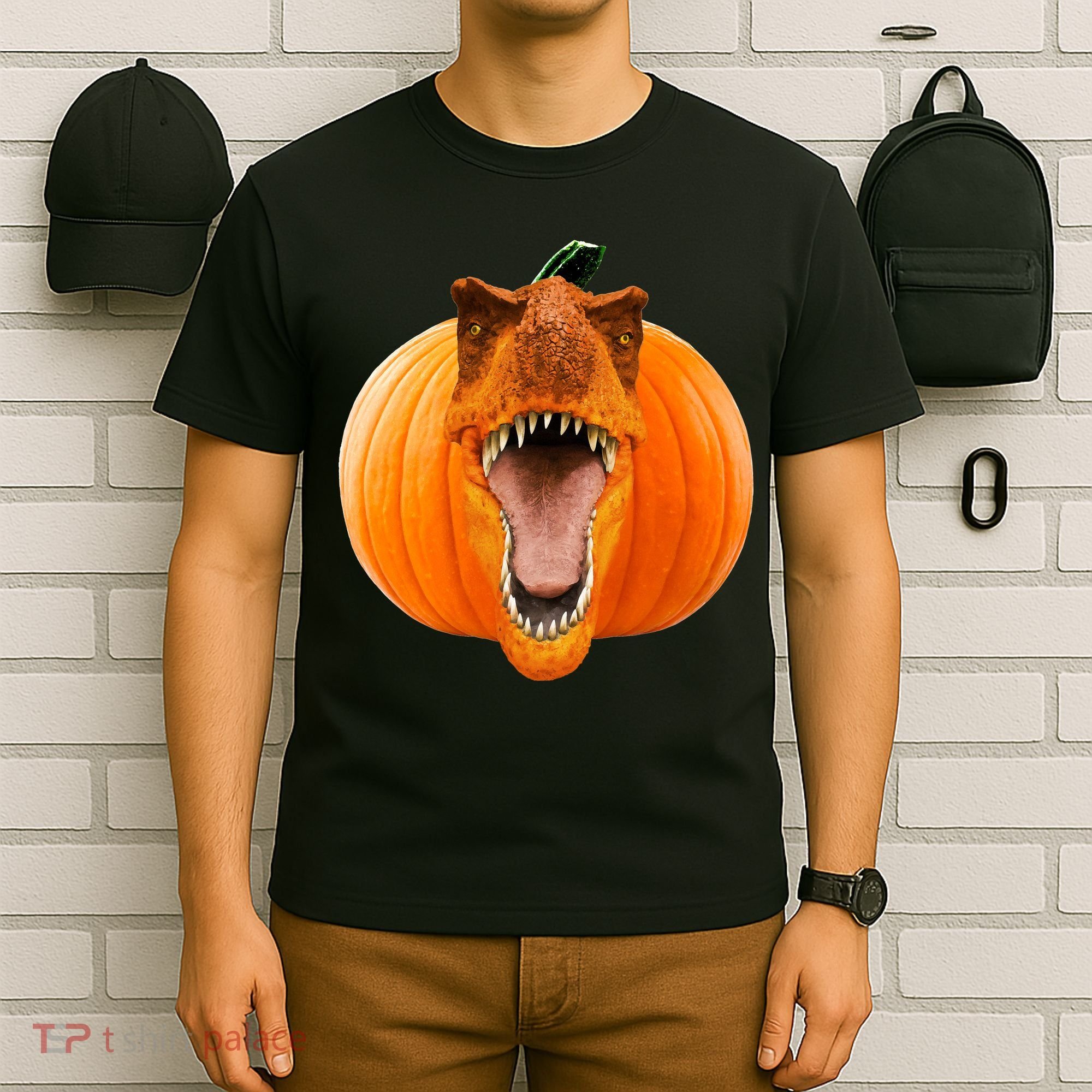 T-REX Pumpkin Face T-Shirt