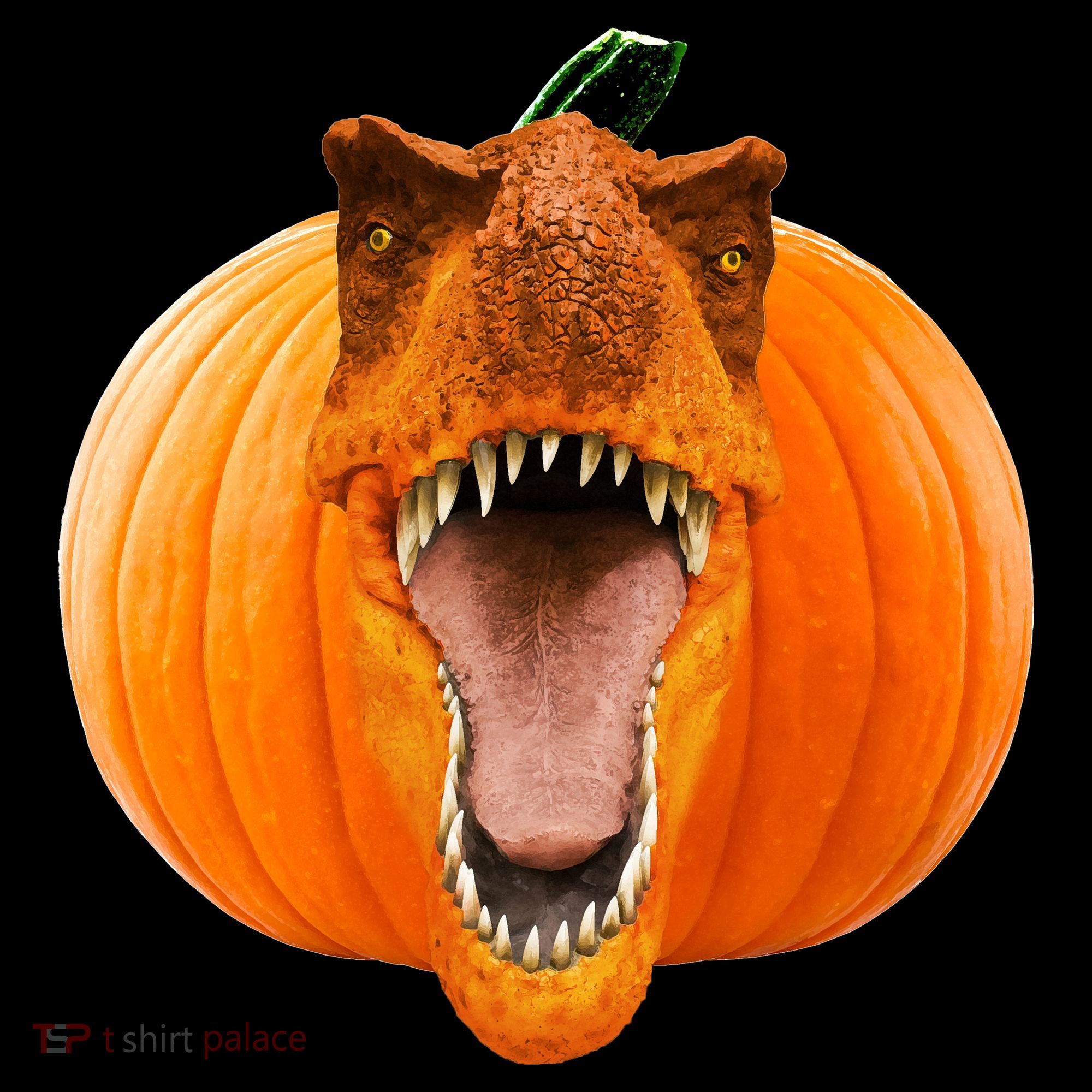 T-REX Pumpkin Face Women's Tank Top