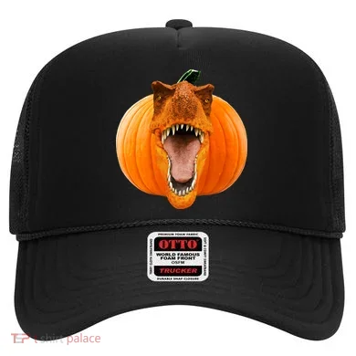 T-REX Pumpkin Face Hat