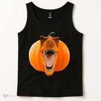T-REX Pumpkin Face Tank Top thumb 2
