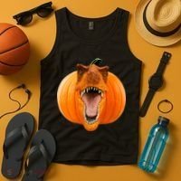 T-REX Pumpkin Face Tank Top thumb 4