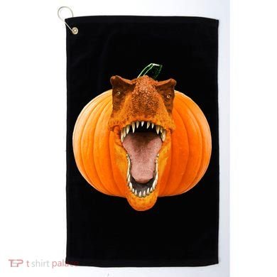 T-REX Pumpkin Face Golf Towel