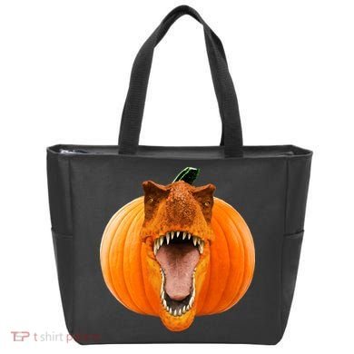 T-REX Pumpkin Face Tote Bag