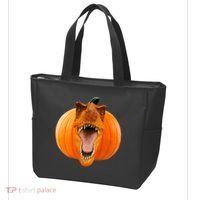 T-REX Pumpkin Face Tote Bag thumb 3