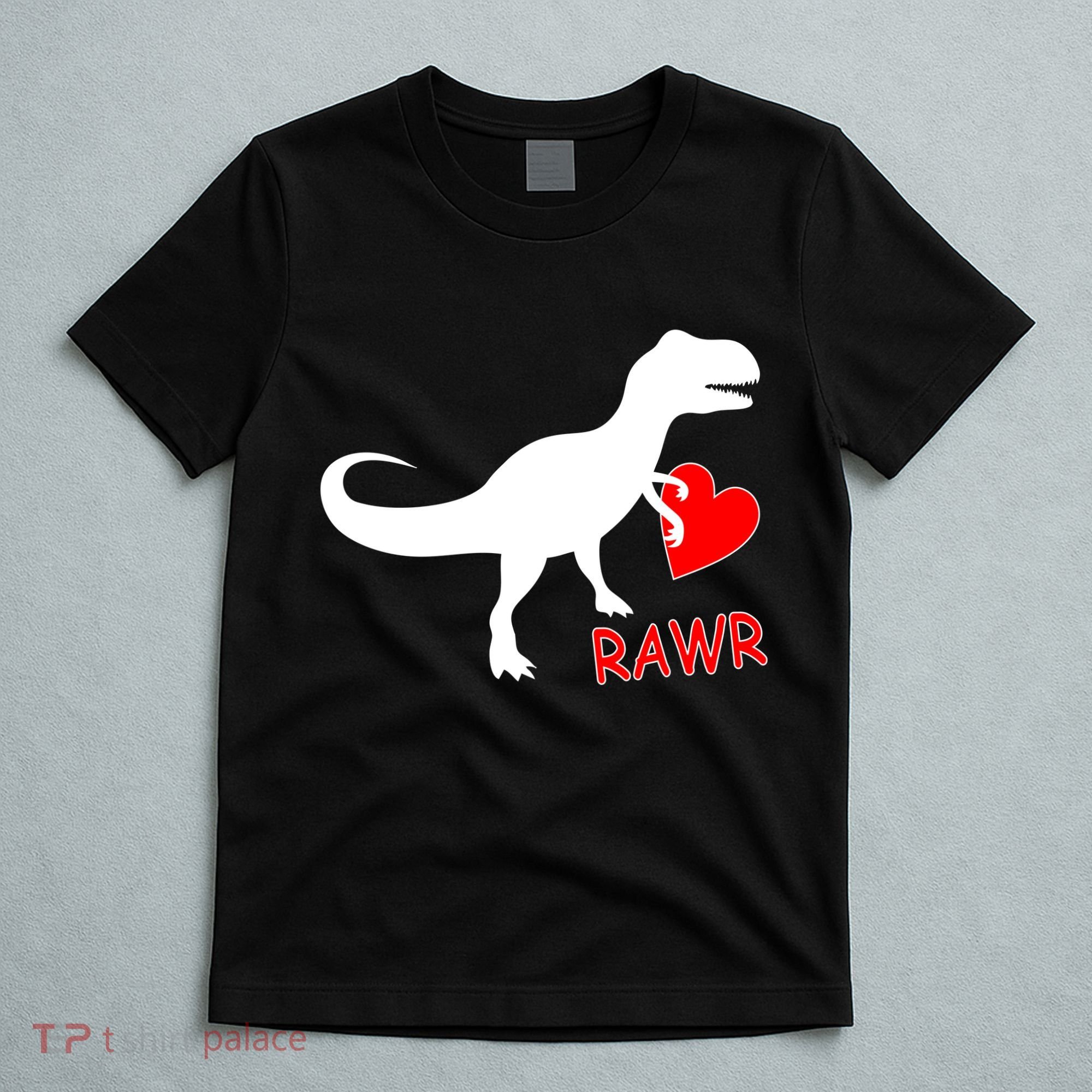 T-Rex Rawr Heart Dinosaur Valentine's Day T-Shirt