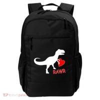T-Rex Rawr Heart Dinosaur Valentine's Day Backpack thumb 0