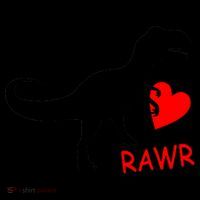T-Rex Rawr Heart Dinosaur Valentine's Day Coffee Mug thumb 5
