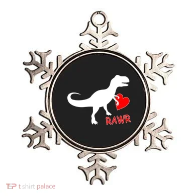 T-Rex Rawr Heart Dinosaur Valentine's Day Ornament