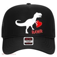 T-Rex Rawr Heart Dinosaur Valentine's Day Hat thumb 0
