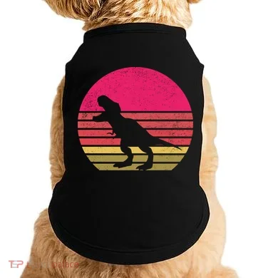T-Rex Retro Doggie Tank
