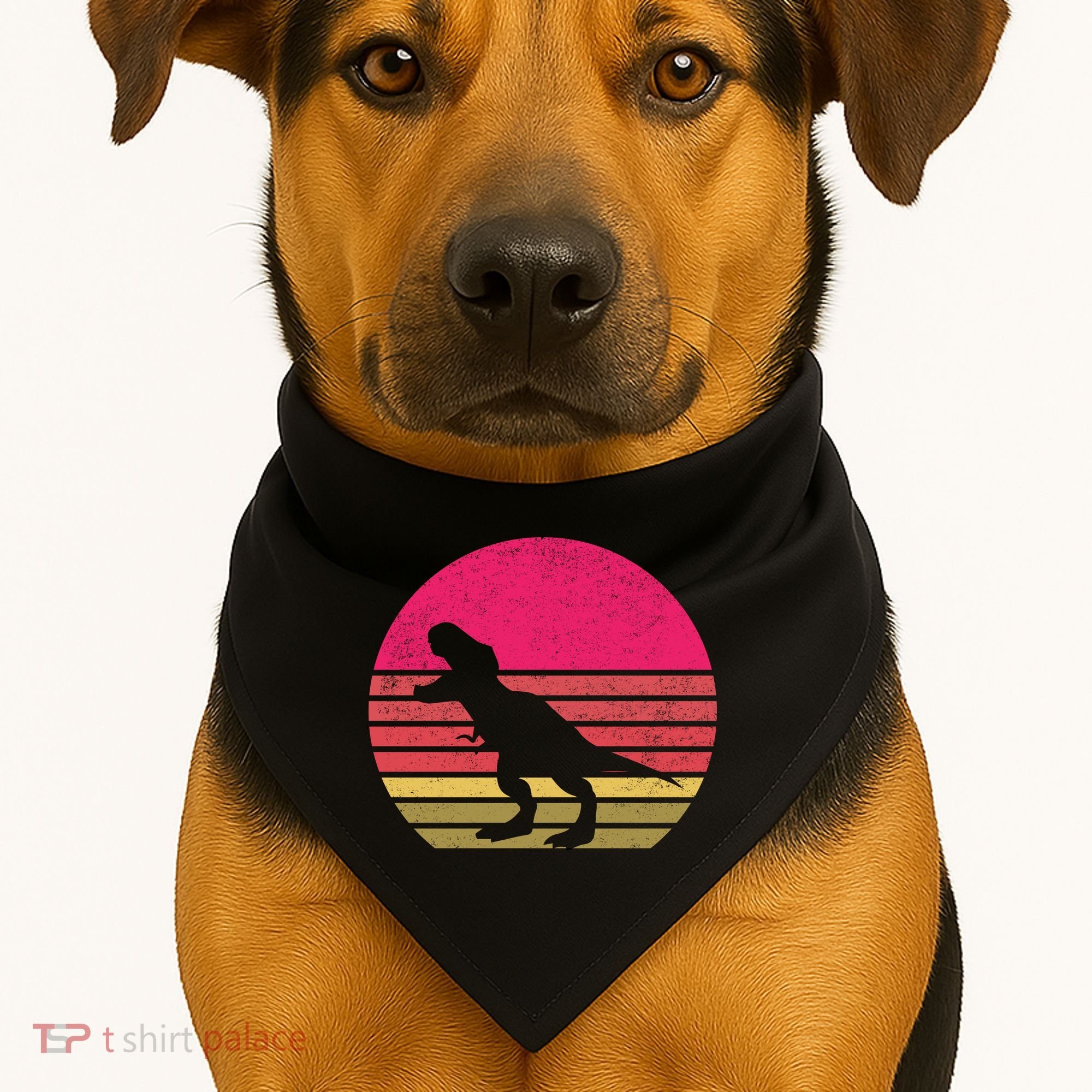T-Rex Retro USA-Made Doggie Bandana