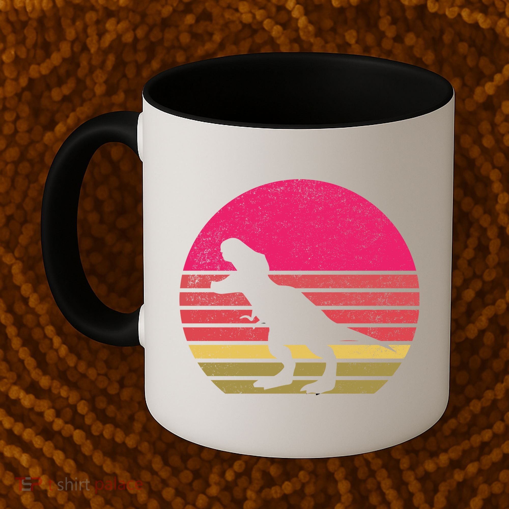 T-Rex Retro Coffee Mug