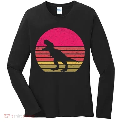 T-Rex Retro Women's Long Sleeve Shirt