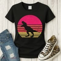 T-Rex Retro Women's T-Shirt thumb 3