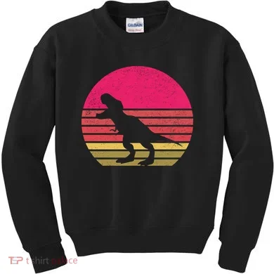 T-Rex Retro Kids Sweatshirt