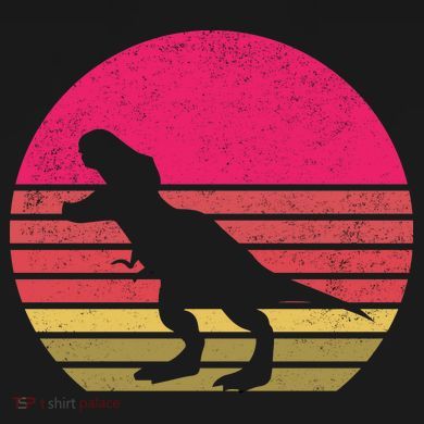T-Rex Retro Kids Hoodie
