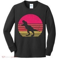 T-Rex Retro Kids Long Sleeve Shirt thumb 0