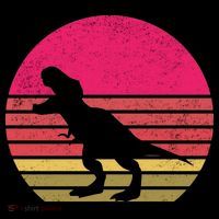 T-Rex Retro Kids Long Sleeve Shirt thumb 2