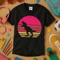 T-Rex Retro Kids T-Shirt thumb 3