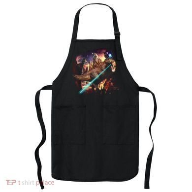 T-Rex Rexzilla Lazer Burning City Apron