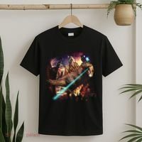 T-Rex Rexzilla Lazer Burning City T-Shirt thumb 2