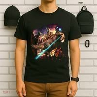 T-Rex Rexzilla Lazer Burning City T-Shirt thumb 6
