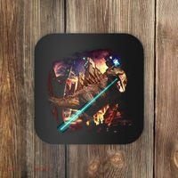 T-Rex Rexzilla Lazer Burning City Coaster thumb 0