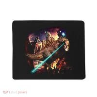 T-Rex Rexzilla Lazer Burning City Mousepad thumb 0