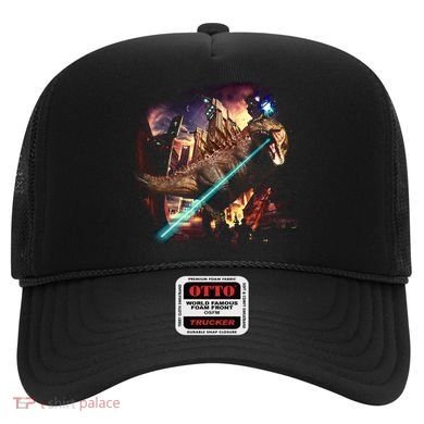 T-Rex Rexzilla Lazer Burning City Hat