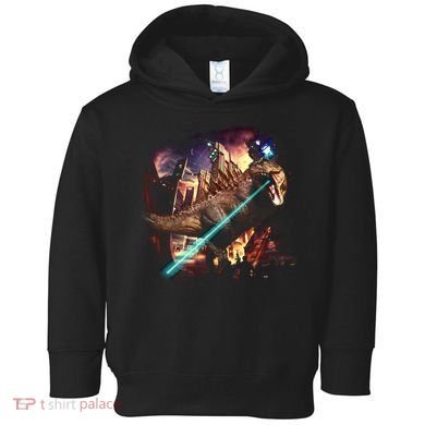 T-Rex Rexzilla Lazer Burning City Toddler Hoodie
