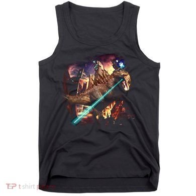T-Rex Rexzilla Lazer Burning City Tank Top