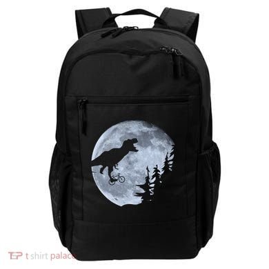 T-Rex Riding To The Moon  Backpack