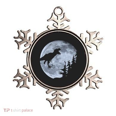 T-Rex Riding To The Moon  Ornament