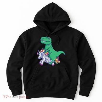 T-Rex Riding Unicorn Hoodie