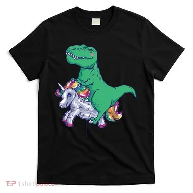 T-Rex Riding Unicorn T-Shirt