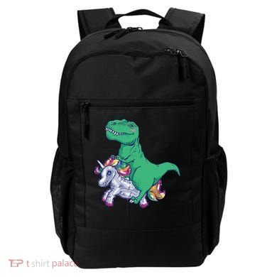 T-Rex Riding Unicorn Backpack