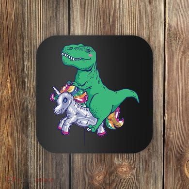 T-Rex Riding Unicorn Coaster