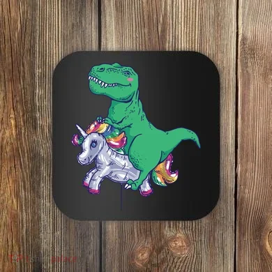 T-Rex Riding Unicorn Coaster
