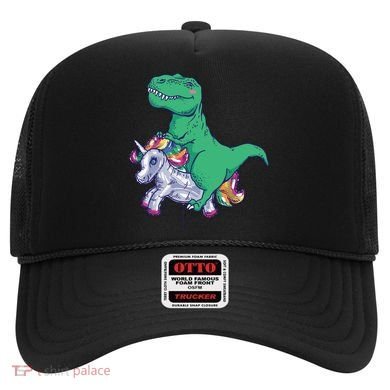T-Rex Riding Unicorn Hat