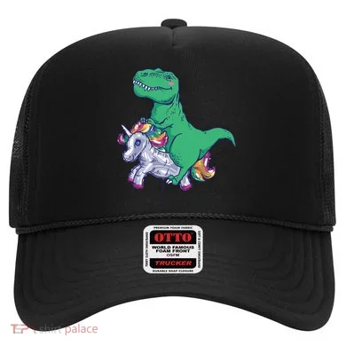 T-Rex Riding Unicorn Hat