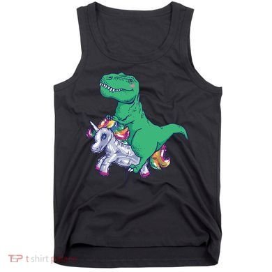 T-Rex Riding Unicorn Tank Top