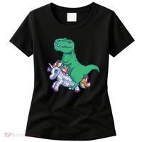 T-Rex Riding Unicorn Women's T-Shirt thumb 0