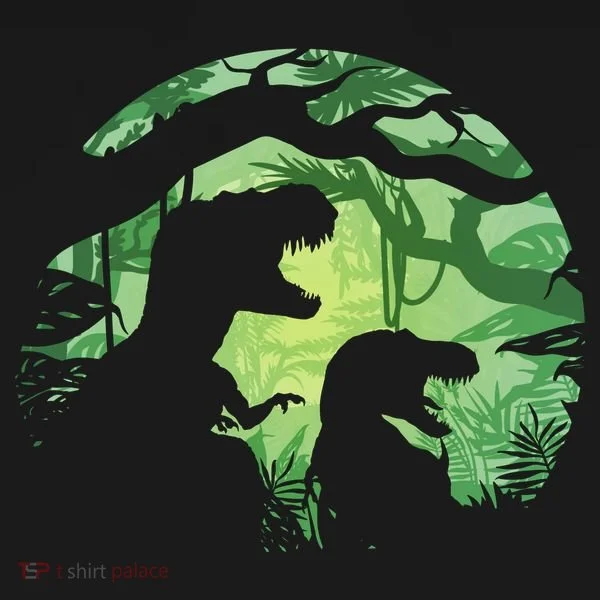 T-Rex Silhouette Doggie Tank