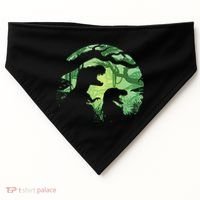 T-Rex Silhouette USA-Made Doggie Bandana thumb 0