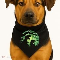 T-Rex Silhouette USA-Made Doggie Bandana thumb 1